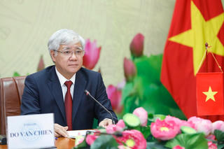Chủ tịch Đỗ Văn Chiến gửi điện mừng Chủ tịch Ủy ban toàn quốc Hội nghị Hiệp thương chính trị nhân dân Trung Quốc