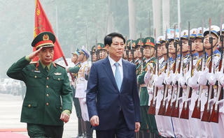 Chủ tịch nước Lương Cường dự Hội nghị Quân chính Toàn quân năm 2024