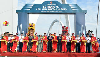 Bắc Ninh khánh thành cầu vòm thép cao nhất Việt Nam