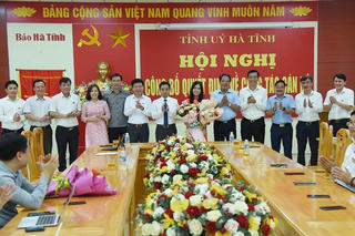 Báo Hà Tĩnh có nữ Phó Tổng biên tập 44 tuổi