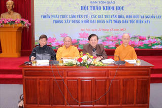 Làm rõ giá trị của Thiền phái Trúc Lâm Yên Tử trong xây dựng khối đại đoàn kết toàn dân tộc