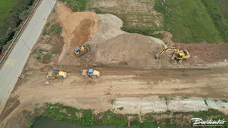 Dự án Vành đai 4 - Vùng Thủ đô: Huy động máy móc, nhân lực đẩy nhanh tiến độ