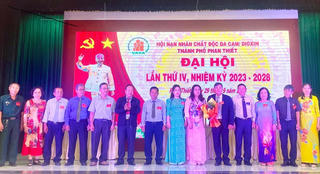Bình Thuận: Đại hội Hội Nạn nhân chất độc da cam/dioxin TP Phan Thiết lần thứ IV