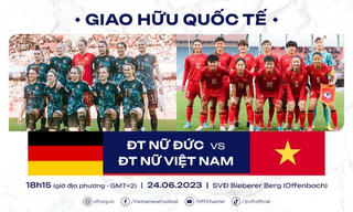 ĐT nữ Việt Nam thi đấu giao hữu với ĐT nữ Đức