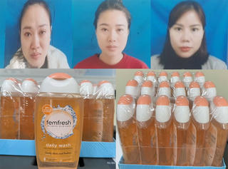 3 người phụ nữ bán hơn 1.000 chai dung dịch vệ sinh phụ nữ giả
