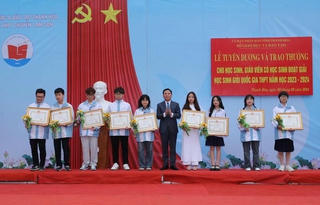 Thanh Hóa: Khen thưởng 84 học sinh đạt giải quốc gia