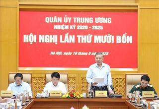 Tổng Bí thư Tô Lâm chủ trì Hội nghị Quân ủy Trung ương lần thứ mười bốn