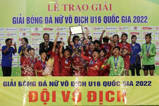 Giải bóng đá Nữ U16 Quốc gia 2022:  Phong Phú Hà Nam lên ngôi vô địch