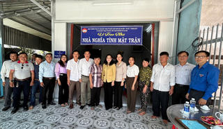 An Giang: Bàn giao nhà Nghĩa tình Mặt trận