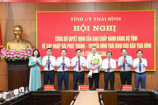 Thái Bình: Hợp nhất 2 cơ quan báo chí của tỉnh