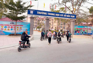 Bắc Kạn: Thành lập được 23 mô hình Cổng trường An toàn giao thông
