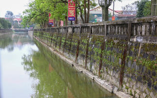 Dang dở dự án kè bờ hồ Thành cổ Quảng Trị