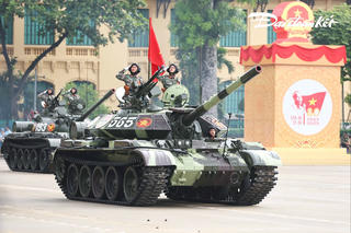 Xe tăng, tên lửa cùng dàn vũ khí hiện đại trong buổi tổng duyệt diễu binh diễu hành kỷ niệm 80 năm Quốc khánh 2/9