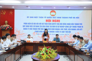 Mặt trận Hà Nội: Phản biện Nghị quyết về sử dụng tài sản công tại đơn vị sự nghiệp công lập