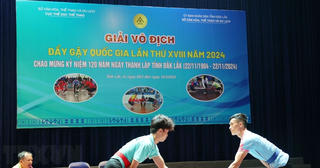 200 vận động viên tranh tài tại Giải vô địch đẩy gậy quốc gia năm 2024