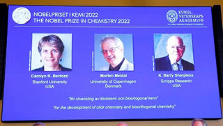 3 nhà khoa học giành Giải Nobel Hóa học