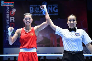 Nguyễn Thị Tâm xuất sắc giành chức vô địch Boxing châu Á 2022