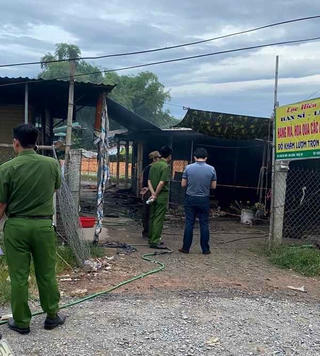 Phát hiện một phụ nữ tử vong bên trong ki-ốt bị cháy