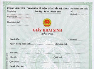 Sửa đổi tên trong Giấy khai sinh