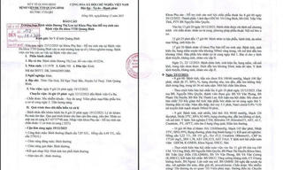 Người phụ nữ tử vong sau khi phẫu thuật tại bệnh viện TTH Quảng Bình