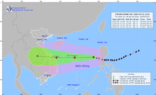 Bão Noru tiếp tục mạnh thêm, cách Hoàng Sa 720 km