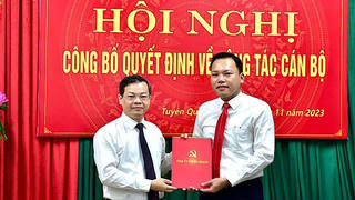 Tuyên Quang: Ban Thường vụ Tỉnh ủy công bố quyết định về công tác cán bộ