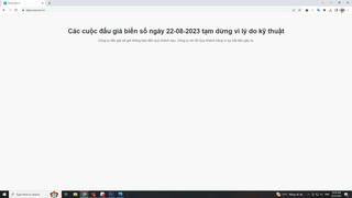 Tạm dừng phiên đấu giá biển số ô tô đẹp vì lỗi kỹ thuật