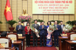 Bà Vũ Thu Hà được bầu làm Phó Chủ tịch TP Hà Nội