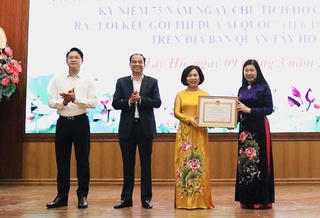 Nhân rộng các điển hình tiên tiến trên địa bàn quận Tây Hồ
