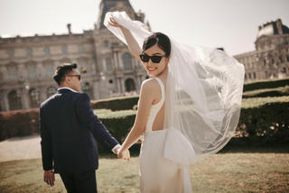 Ảnh cưới lãng mạn của Á hậu Phương Anh cùng chồng tại Pháp