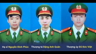 Chủ tịch nước truy tặng Huân chương Chiến công cho 3 cán bộ, chiến sĩ hy sinh trong khi làm nhiệm vụ