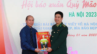 Báo Đại Đoàn Kết giành giải C gian trưng bày Hội báo Xuân Hà Nội
