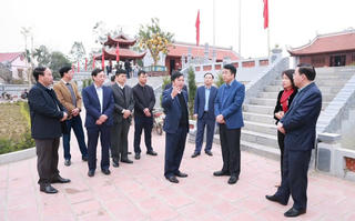 Sắp khai hội đền thờ Hoàng đế đầu tiên của Việt Nam
