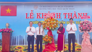 Quận Tân Bình: Khánh thành Trường tiểu học Trần Quốc Toản