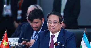 Thủ tướng phát biểu tại Phiên thảo luận cấp cao Hội nghị BRICS mở rộng