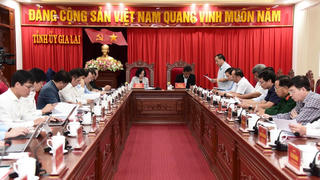 Trưởng ban Tổ chức Trung ương Trương Thị Mai làm việc với Ban Thường vụ Tỉnh ủy Gia Lai