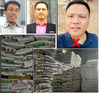 Một giám đốc chỉ đạo sản xuất thức ăn chăn nuôi giả