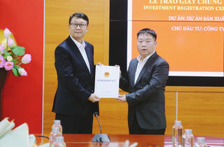 Quảng Ninh: Trao chứng nhận đầu tư cho 3 dự án FDI có tổng vốn 80 triệu USD
