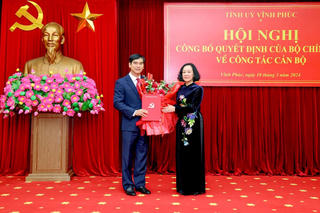 Ông Dương Văn An giữ chức Bí thư Tỉnh ủy Vĩnh Phúc