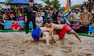 Sôi nổi hội vật làng Thủ Lễ đầu xuân Quý Mão