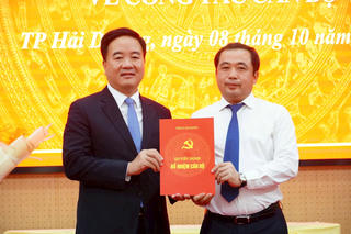 Ông Nguyễn Văn Kiên giữ chức Chủ tịch UBND thành phố Hải Dương