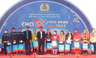 Quảng Nam: Hơn 90 gian hàng tham gia 'Chợ Tết Công đoàn năm 2023'