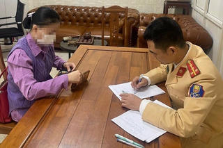 Nữ tài xế va chạm giao thông ở phố Trần Cung đã nộp phạt 46 triệu đồng