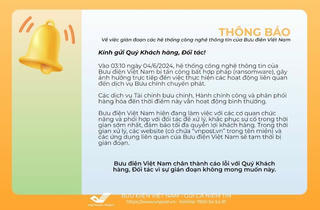 Hệ thống CNTT Bưu điện Việt Nam bị tấn công bởi mã độc tống tiền, vẫn chưa thể khắc phục
