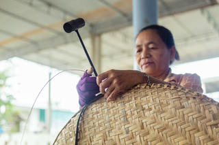 [Ảnh] ‘Giữ lửa’ làng nghề đan lát 400 năm ở Thọ Đơn