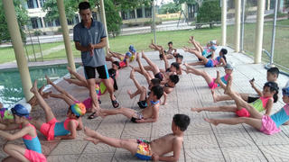Những lớp dạy bơi ở Quảng Bình