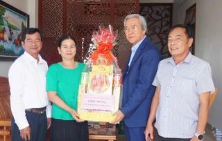 Mặt trận tỉnh Ninh Thuận thăm, các chức sắc, người Chăm theo Hồi giáo Bàni, Islam năm 2023