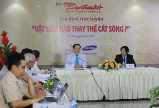 Tọa đàm trực tuyến: Vật liệu nào thay thế cát sông?
