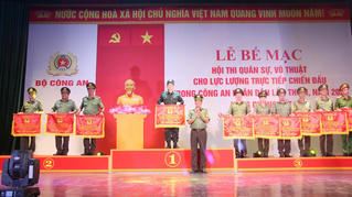 Bế mạc vòng chung kết Hội thi quân sự, võ thuật cho lực lượng trực tiếp chiến đấu trong CAND