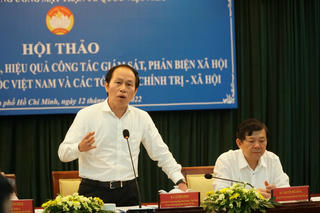 Nâng cao chất lượng, hiệu quả công tác giám sát, phản biện xã hội